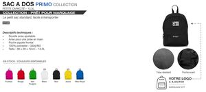 Sac &agrave; dos - Petite taille