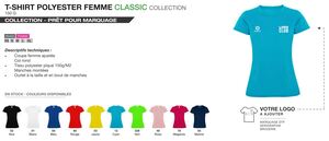 Tee-shirt Polyester - 150g